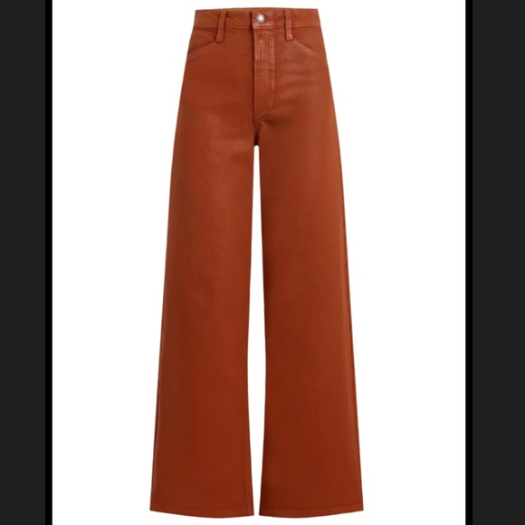 Favorite Daughter Denim - Favorite Daughter The Coated Mischa Wide Leg Pant Jean Size 23
